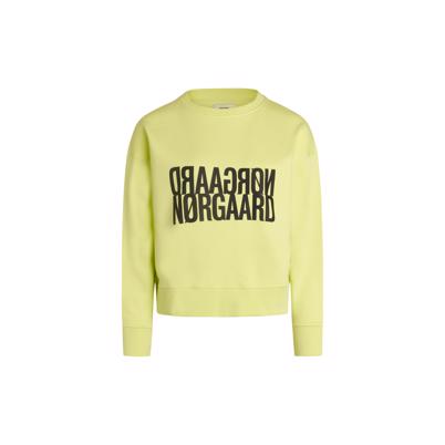 Mads Nørgaard Tilvina Sweatshirt Sunny Lime Shop Online Hos Blossom